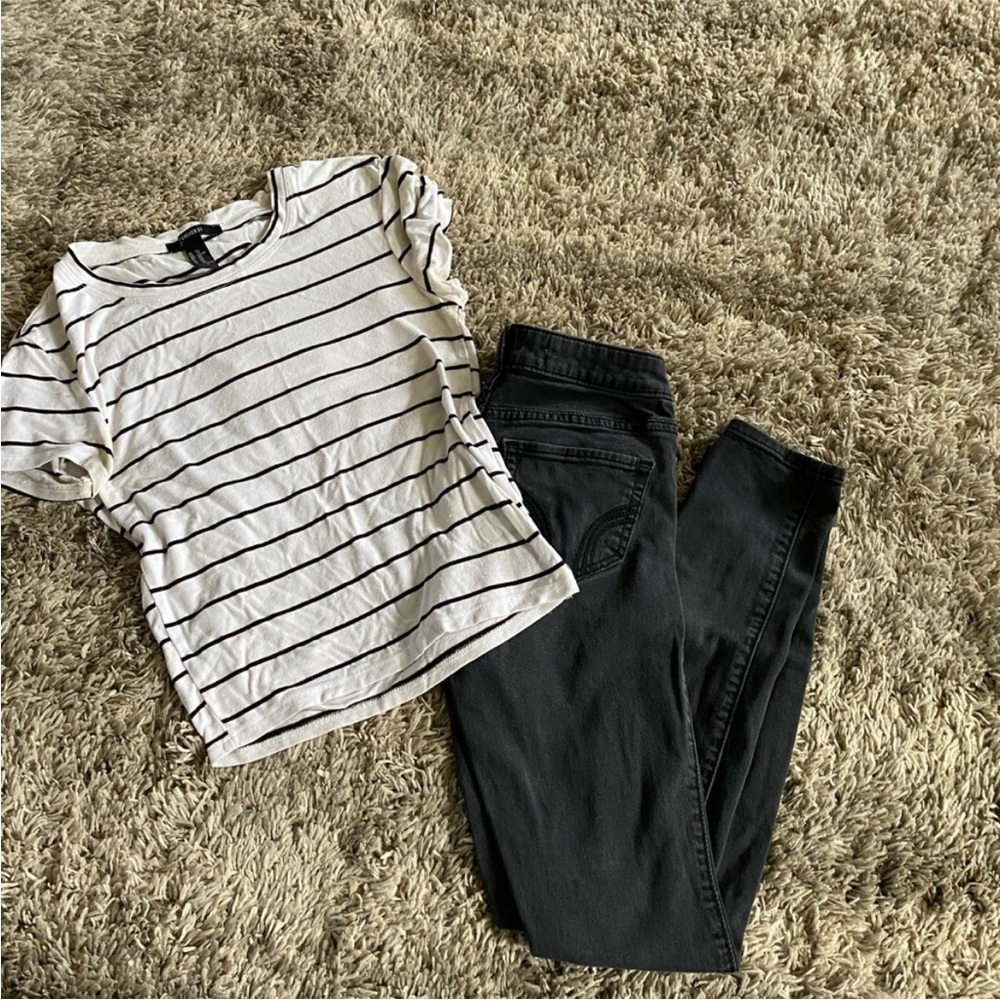 Black old navy jeggings